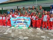 Edukasi Tupoksi TNI, Babinsa Koramil Ngraho Bojonegoro terima Kunjungan Siswa KB Nurul Ulum Img 20240221 Wa0019 Copy 418x284