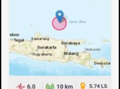 Gempa Guncang Bojonegoro, Dinding Kantor Kecamatan Padangan Retak 1711112582572 Copy 409x344