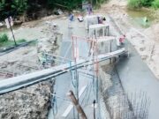 Satgas TMMD 120 Kodim Bojonegoro Kebut Rehabilitasi Chek Dam Desa Malingmati Img 20240525 Wa0036