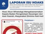 Waspada Akun WhatsApp Palsu Mengatasnamakan Kepala BPKAD Bojonegoro Fb Img 1733330117530