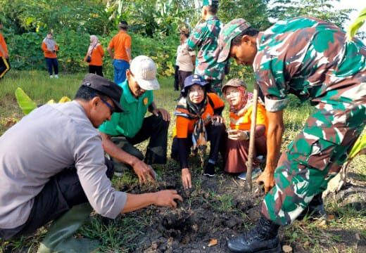 Koramil Deket Kodim Lamongan Tanam Bibit Pohon Buah Img 20250214 Wa0002