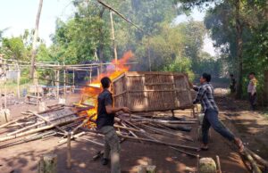 Warga Lapor, Polisi Nganjuk Langsung Bongkar Arena Judi Sabung Ayam Img 20250623 wa0051