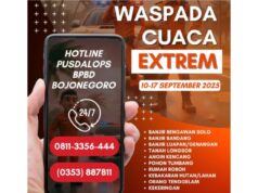 BMKG Warning Jawa Timur, BPBD Bojonegoro Siaga 1 Hadapi Cuaca Ekstrem 7eb0553e 37ea 4961 8429 519367631364