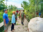 Sinergi TNI dan Warga Bangun Jembatan Darurat Usai Banjir di Sukorame Lamongan IMG 20260113 WA0012