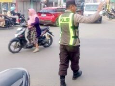 Wujud Pelayanan Polri, Pengaturan Lalin Pagi Rutin di Kedungadem Bojonegoro IMG 20260119 WA0018