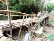 3 Bulan Terputus, Jembatan Bojonegoro Lamongan Diganti Anyaman Bambu IMG 20260124 WA0042
