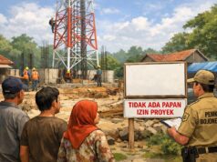 Pembangunan Tower di Desa Jari Bojonegoro Tanpa Papan PBG, Dinas Diminta Turun Tangan IMG 20260218 WA0020