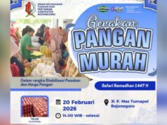 Kendalikan Inflasi, Bojonegoro Tebar Sembako Murah Bulan Ramadan IMG 20260219 WA0045