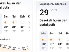 Cuaca Terbaru Bojonegoro: Pagi Cerah Berawan Siang Hujan Ringan IMG 20260222 WA0008