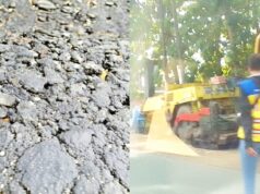 Borok Proyek Jalan Provinsi di Tuban Terbongkar, Pengaspalan Saat Hujan IMG 20260307 WA0005