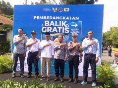 Kediri Tekan Kemacetan, 200 Pemudik Diberangkatkan Gratis IMG 20260324 WA0020