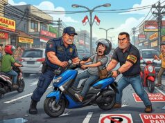 Ngeri, Motor Dihadang di Tengah Jalan Makassar, Diduga Ulah Oknum Debt Collector IMG 20260331 WA0026