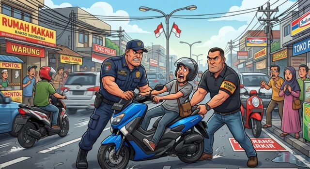 Ngeri, Motor Dihadang di Tengah Jalan Makassar, Diduga Ulah Oknum Debt Collector IMG 20260331 WA0026