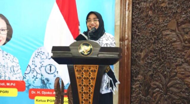 Cantika Wahono Resmi Dikukuhkan sebagai Ibunda Guru PGRI Bojonegoro IMG 20260403 WA0042
