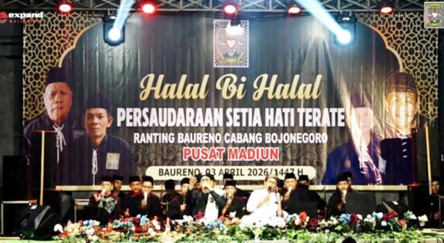 Tak Terbendung, Ribuan Warga PSHT Bojonegoro Hadiri Halal Bihalal di Baureno IMG 20260404 WA0018