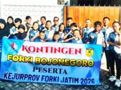 Hasil Fantastis, Atlet Karate Bojonegoro Tunjukkan Taring di Kejurprov Jatim Malang IMG 20260412 WA0020