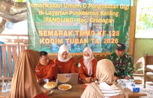 TMMD 128 Tuban Tak Hanya Bangun Desa, Tapi Juga Jaga Kesehatan Warga IMG 20260417 WA0001