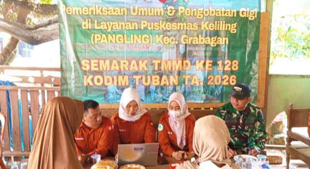 TMMD 128 Tuban Tak Hanya Bangun Desa, Tapi Juga Jaga Kesehatan Warga IMG 20260417 WA0001