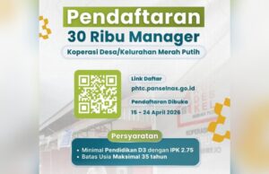Rekrutmen 30.000 Manajer Koperasi Merah Putih Dibuka, Ini Syarat dan Cara Daftarnya IMG 20260419 WA0016