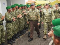 Tanam Pohon Harapan, Menhan Resmikan Semangat Baru Yonif 887 di Lamongan IMG 20260429 WA0037