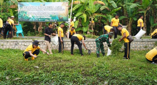 Polres Bojonegoro dan Warga Dander Gotong Royong Bersihkan Sungai, Ini Tujuannya IMG 20260522 WA0015