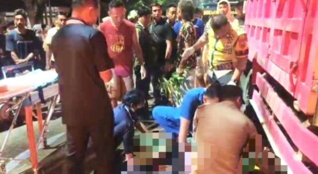 Rem Mendadak Saat Menyalip, Pemotor Terlibat Kecelakaan dengan Truk di Padangan Bojonegoro IMG 20260604 WA0031