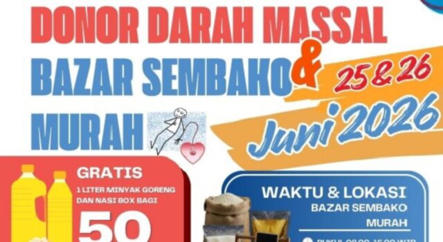 PMI Bojonegoro Gelar Donor Darah Berhadiah dan Bazar Murah, Catat Tanggalnya IMG 20260624 WA0016