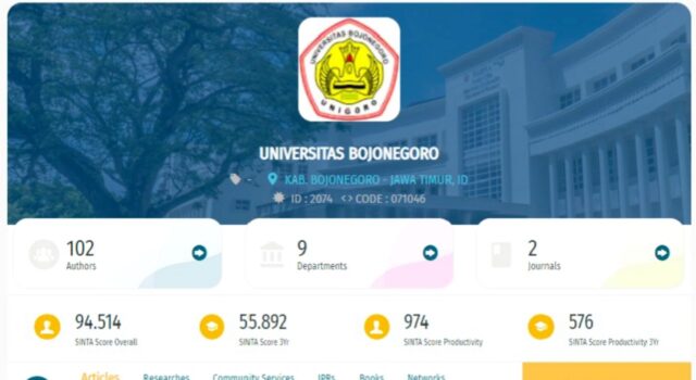 Dominasi Riset UNIGORO Berlanjut, Raih Peringkat Tertinggi SINTA di Bojonegoro IMG 20260628 WA0011