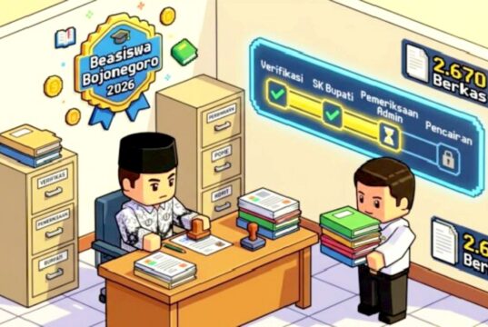 Dinas Pendidikan Bojonegoro Ungkap Progres Beasiswa 2026, Ini Alasan Dana Belum Dicairkan IMG 20260702 WA0037