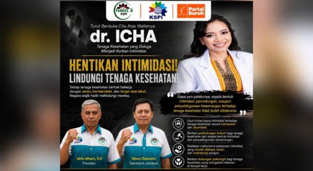 Tragedi Wafatnya dr. Icha, FSP FARKES R KSPI Minta Perlindungan Nyata bagi Nakes IMG 20260704 WA0013