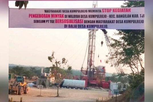Reaktivasi Sumur Minyak Tua di Tuban Diprotes Warga, PT TGE Diminta Hentikan Aktivitas IMG 20260705 WA0014