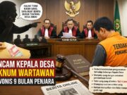 Ancam Kepala Desa, Oknum Wartawan Divonis 9 Bulan Penjara IMG 20260710 WA0017