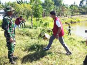 Embung Bekatul Bersih Berkat Aksi Kolaborasi Satgas TMMD Bojonegoro dan Mahasiswa Unigoro IMG 20260717 WA0046