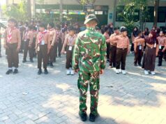 Disiplin Dimulai Sejak SD, Satgas TMMD 129 Bojonegoro Turun Langsung Latih Pelajar IMG 20260718 WA0029