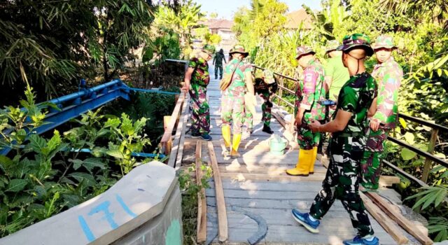 TMMD 129 Bojonegoro Hadirkan Jembatan Kokoh di Dusun Mundu Kesongo IMG 20260718 WA0032