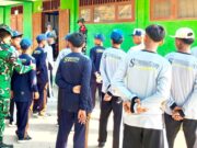 Disiplin Sejak Dini, Satgas TMMD 129 Bojonegoro Gembleng Siswa SMP Satu Atap Kesongo IMG 20260718 WA0039