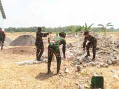 Kolaborasi TNI dan Warga di TMMD 129 Bojonegoro Bikin Pembangunan Rest Area Makin Cepat IMG 20260719 WA0032