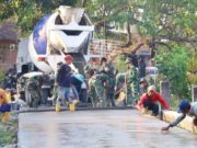 Satgas TMMD 129 Kodim 0813 Bojonegoro Percepat Pembangunan Jalan Cor Beton di Kedungpandan IMG 20260722 WA0018