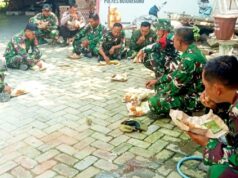 Momen Makan Lesehan Satgas TMMD 129 Bojonegoro Perkuat Soliditas IMG 20260723 WA0042