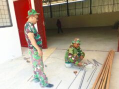 Potong Besi dengan Presisi, Satgas TMMD Bojonegoro Wujudkan Musholla Impian di Rest Area Kesongo IMG 20260724 WA0016