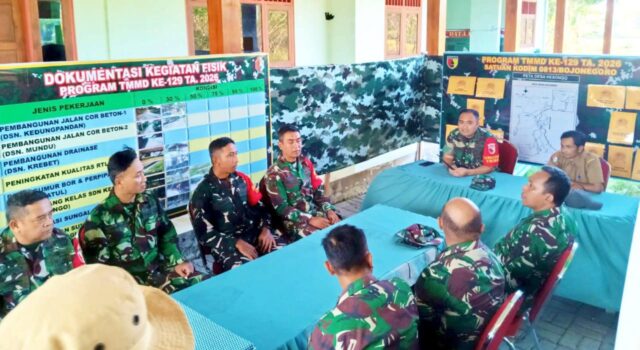 Pantau dari Posko, Dansatgas TMMD Bojonegoro Pastikan Pembangunan Berjalan Tanpa Hambatan IMG 20260728 WA0025