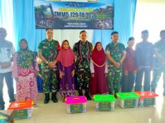 TMMD 129 Bojonegoro Tebar Manfaat, Ratusan Paket Sembako Disalurkan untuk Warga Kesongo IMG 20260801 WA0037