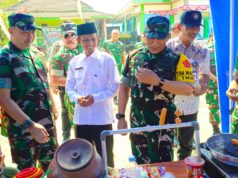 Kisah Manis TMMD 129 Bojonegoro, Es Dawet Ludes dan Pedagang Sumringah IMG 20260801 WA0054