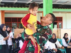 TMMD ke 129 Bojonegoro, Senyum Anak-anak Warnai Pengabdian Satgas di Desa Kesongo IMG 20260805 WA0016