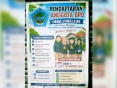 Pendaftaran Anggota BPD Desa Jubellor Sugio Lamongan Resmi Dibuka, Catat Jadwal dan Syaratnya IMG 20260805 WA0025