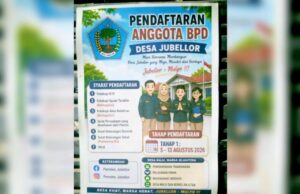 Pendaftaran Anggota BPD Desa Jubellor Sugio Lamongan Resmi Dibuka, Catat Jadwal dan Syaratnya IMG 20260805 WA0025