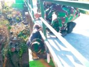 Gotong Royong TMMD 129 Bojonegoro Percepat Finishing Jembatan Brang Etan IMG 20260807 WA0025