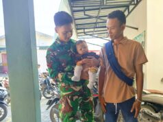 TMMD 129 Bojonegoro Buktikan Kedekatan dengan Warga, Momen Hangat Prajurit dan Balita Jadi Perhatian IMG 20260807 WA0027