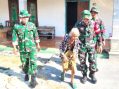 Sentuhan Humanis TMMD Bojonegoro, Mbah Kasidah Diajak Lihat Rumah Baru Anaknya IMG 20260808 WA0036