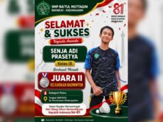 Siswa SMP Baitul Muttaqin Kedungadem Bojonegoro Raih Juara II Badminton Tingkat Kecamatan IMG 20260808 WA0069